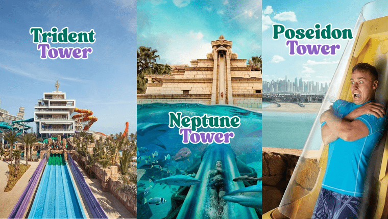Trident Tower, Neptune Tower, and Poseidon Tower
