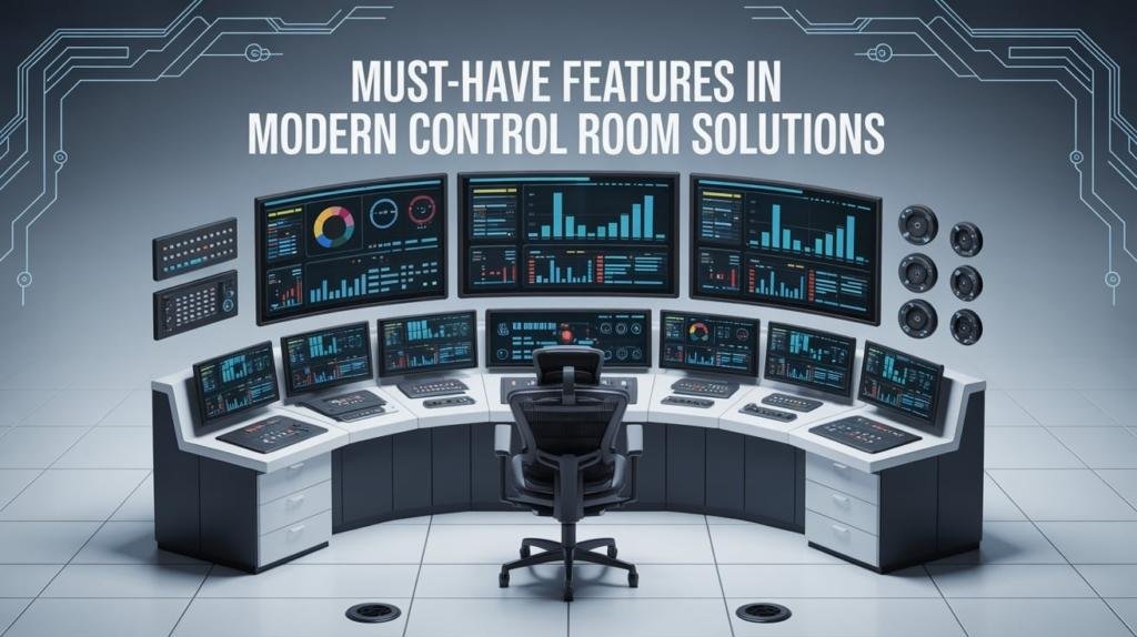 Modern Control Room Solutions - 5 Must-Have Features 5 features in modern control room design solutions